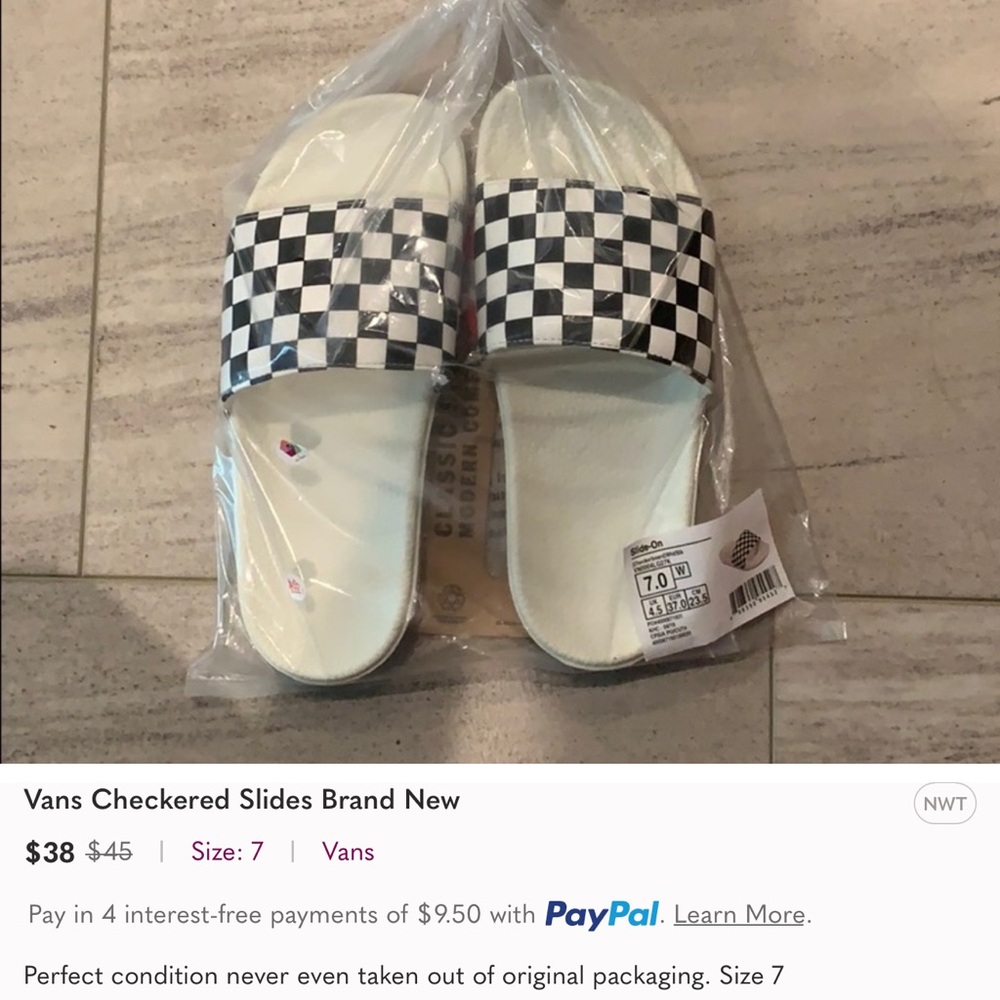 Vans Checkered Slides